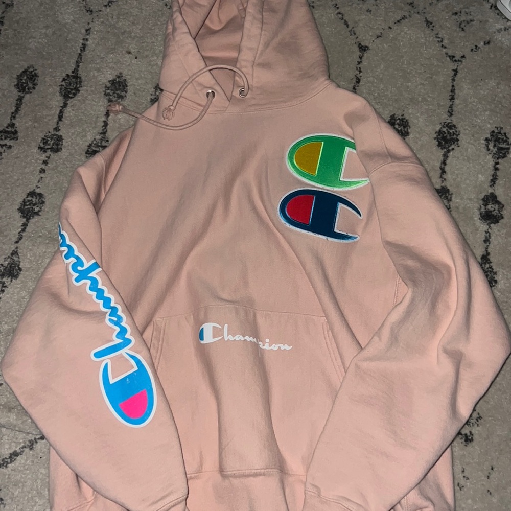 Blush pink champion sweatshirt